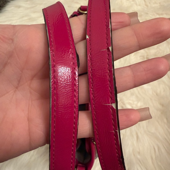 Coach Tan and Pink Shoulder Bag - Picture 7 of 9